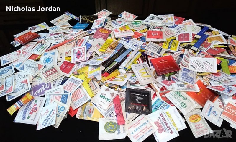 Колекция от пакетчета захар, снимка 1