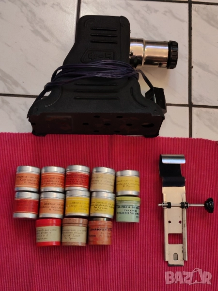 Стар прожекционен апарат, филмоскоп, СССР. , снимка 1