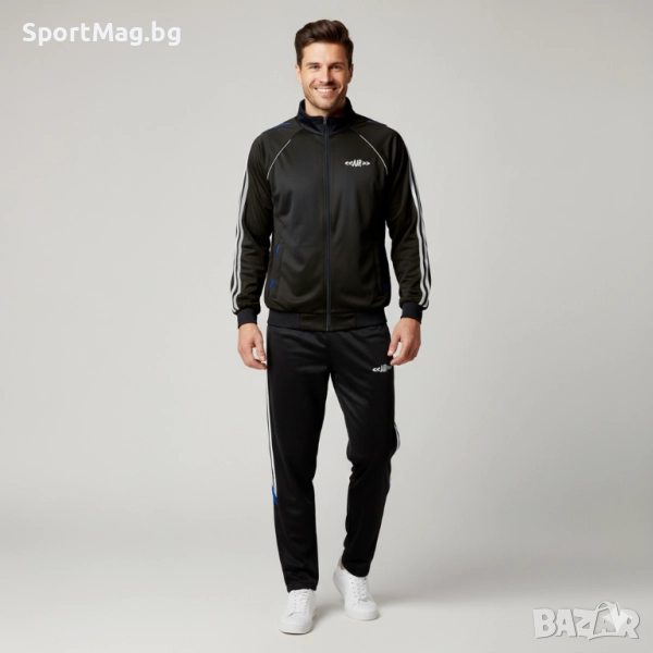 PROMO Есенен мъжки анцуг AIR Climacool Rashel черен синьо оригинал, снимка 1