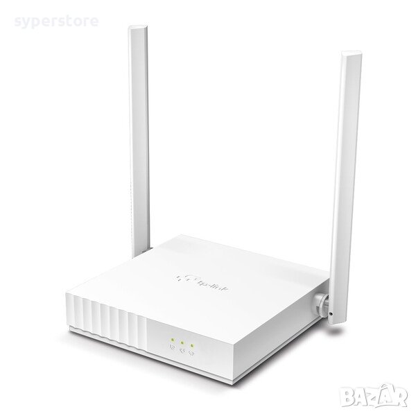 Рутер безжичен  Router TP-Link TL-WR820N Wi-Fi N 300Mbps с 2 мощни външни антени x5 dBi, снимка 1