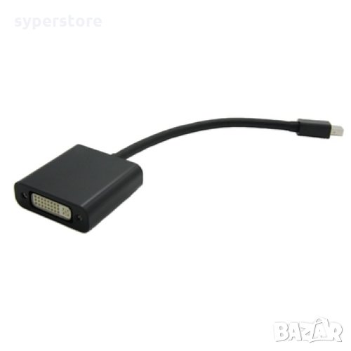 Преходник от Mini DP към DVI Digital One SP01208 Aдаптер Mini DP to DVI M/F, снимка 1