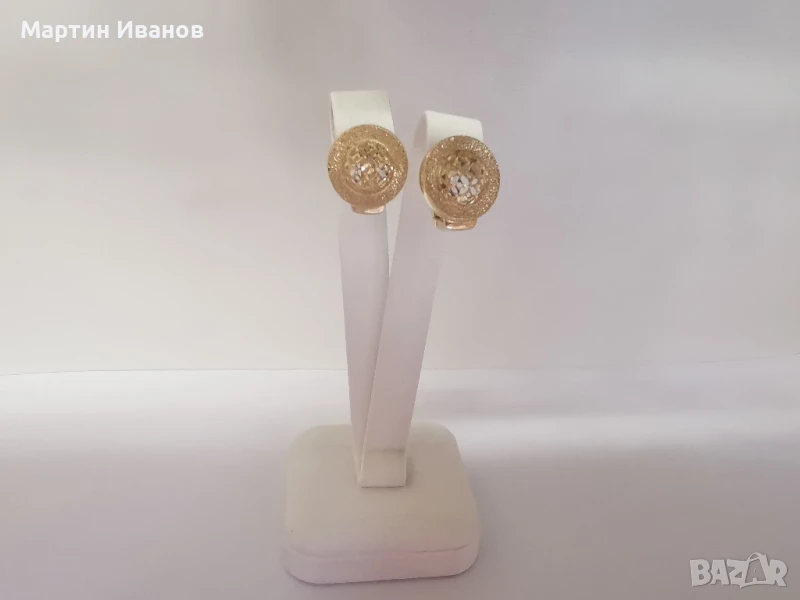 Златни обеци 07, снимка 1