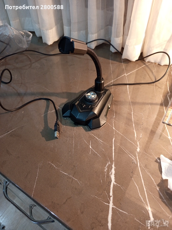 Marvo Геймърски микрофон Gaming USB Microphone - MIC-05 - USB, RGB , снимка 1