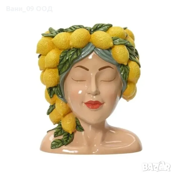 Кашпа с дизайн "Лимони", снимка 1