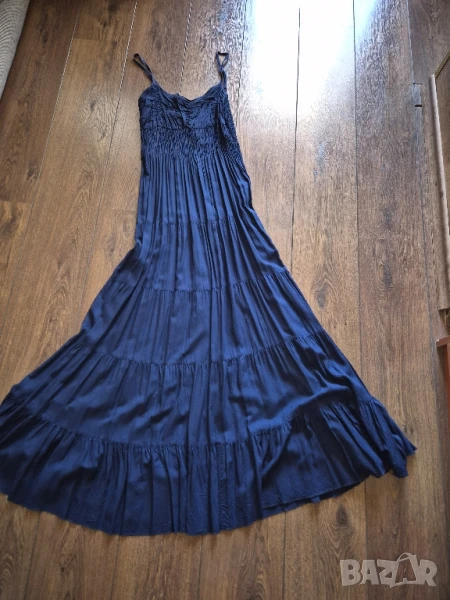 рокля тъмно синя, снимка 1