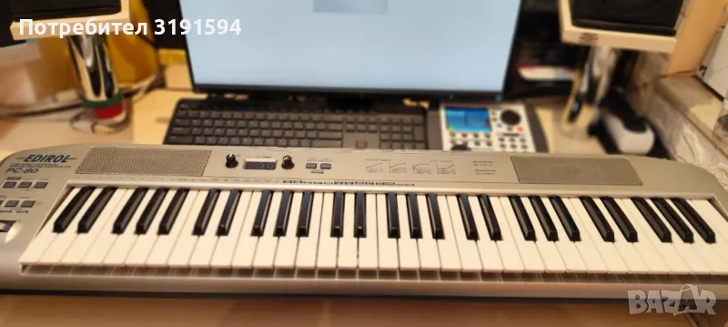 midi keyboard Edirol Pc 80 - 61 клавиша, снимка 1