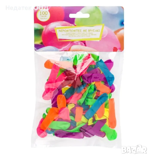 Цветни водни бомбички, 100 бр., снимка 1