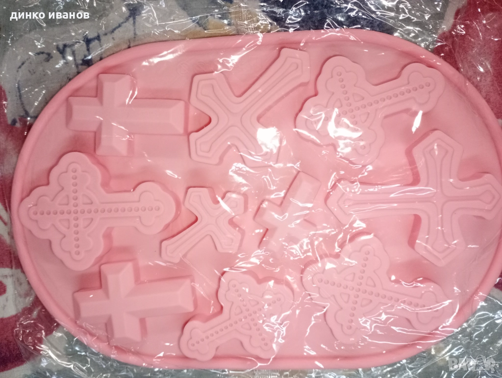 Чисто нов силиконов молд кръстове , снимка 1