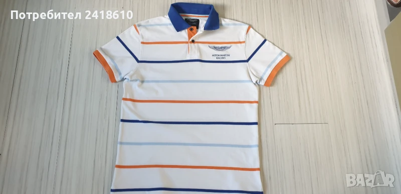 Hackett Aston Martin Pique Cotton Mens Size M  ОРИГИНАЛ! Мъжка тениска!, снимка 1