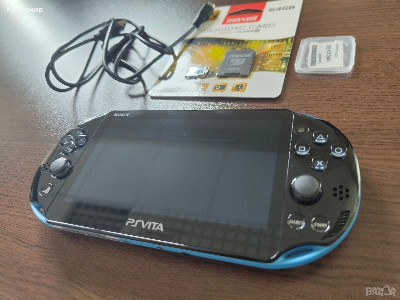 PS Vita Slim Blue/Black, снимка 1
