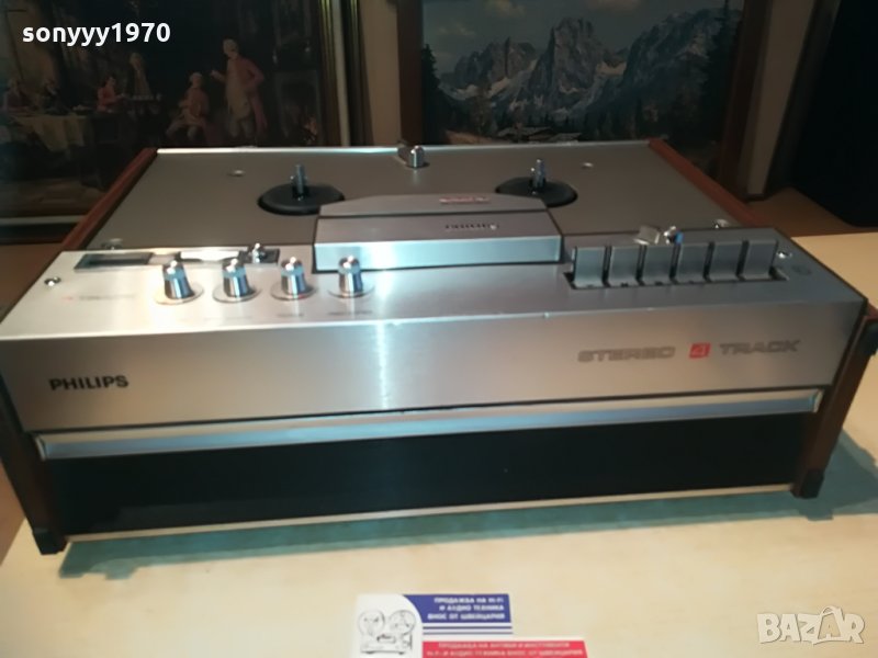 PHILIPS-4404 СТЕРЕО РОЛКОВ МАГНЕТОФОН, снимка 1