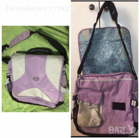 Gap лилава чанта за лаптоп