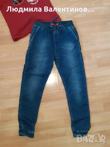 Дънки и блуза, снимка 2 - Детски панталони и дънки - 31663475