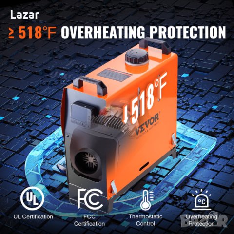 Мобилна суха дизелова печка 5KW, снимка 6 - Къмпинг мебели - 42846222