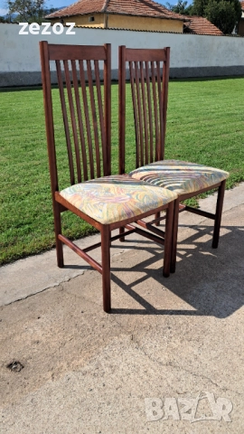 Столове-2бр. трапезни масив орех №014