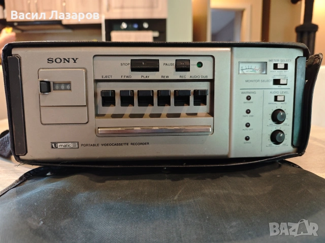 Видео рекордер SONY U-matic VO 4800PS, снимка 3 - Плейъри, домашно кино, прожектори - 54269197