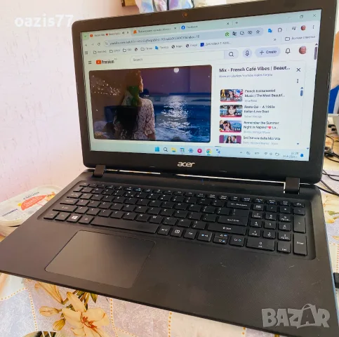 Лаптоп 15,6ин ACER ES1- 523 poc.N4200 Slim matrica ,тънък 22мм SSD, снимка 3 - Лаптопи за работа - 55815776