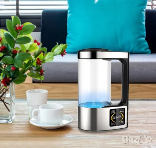 Премиум Водородна Бутилка Алкална Вода Генератор за Хидрогенирана Вода Озон Йонизатор Хидрогенератор, снимка 18 - Други - 50019982