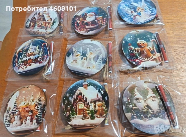 коледни играчки за елха с късметче, снимка 7 - Коледни подаръци - 52777788