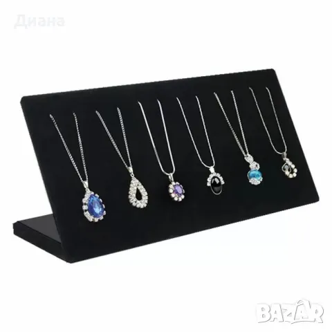 Органайзер за бижута и колиета в черен цвят, снимка 1