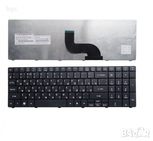 НОВА Клавиатура Acer MP-09B23SU-6983, NSK-ALC0R, 90.4CH07.C0U, MP-09B26BG-6983 MP-09B26BG-6983 , снимка 3 - Части за лаптопи - 39478453