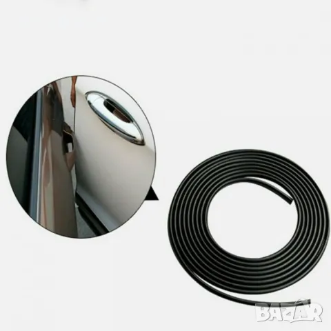 Протектор лайсна за врата-1553 ЧЕРЕН / НИКЕЛ, снимка 3 - Аксесоари и консумативи - 49337815