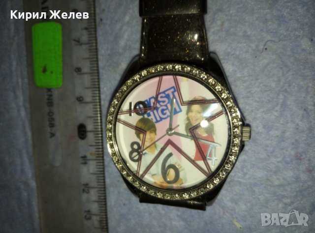 HSM - HIGH SCHOOL MUSICAL Тинейджърски ФЕШЪН АРТ МОДЕЛ КВАРЦОВ ШИКОЗЕН ЧАСОВНИК За ГИМНАЗИСТКИ 34749, снимка 7 - Дамски - 42136656