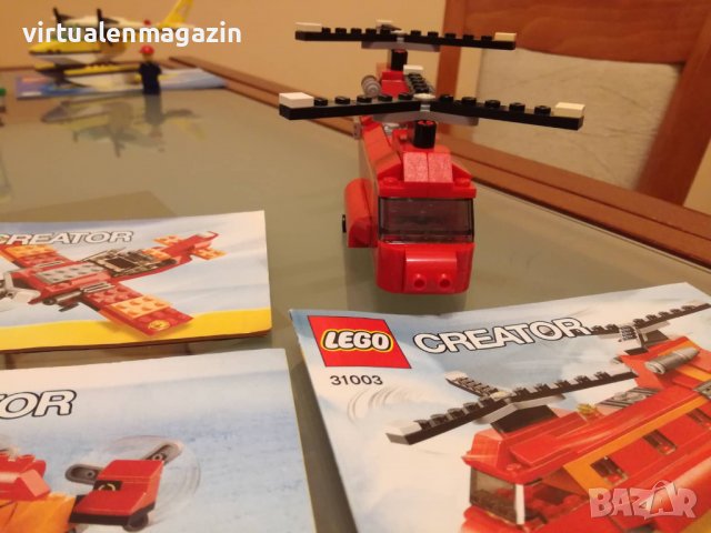 Конструктор Лего - модел LEGO Creator 3 в 1: 31003 - Red Rotors, снимка 5 - Конструктори - 38177779