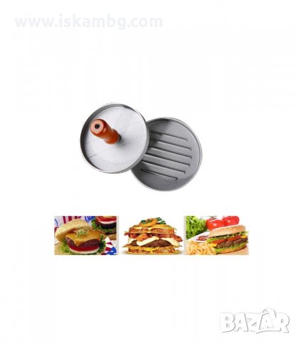 ПРЕСА ЗА ИДЕАЛНО ОФОРМЕНИ БУРГЕРИ - код 2057, снимка 3 - Аксесоари за кухня - 33963548