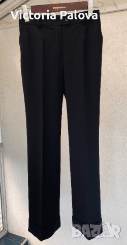 Черен вълнен панталон DISTIVA, снимка 3 - Панталони - 42655243