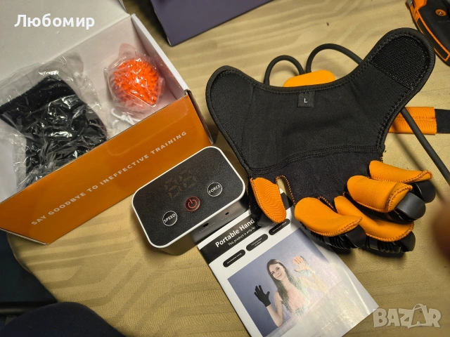 Роботизирана ръкавица дясна L за хемплегия, инсулт, парализа, артрит, снимка 10 - Други - 54097462