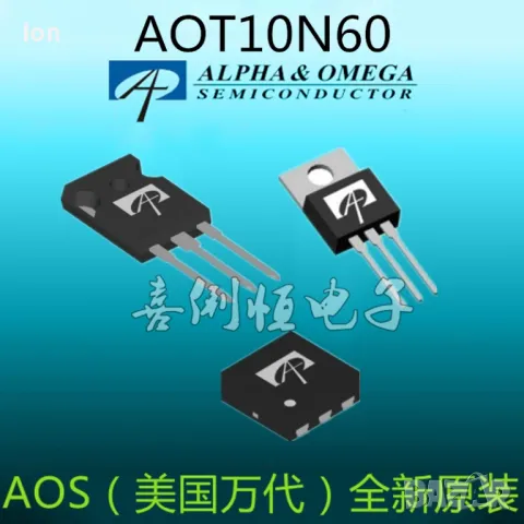AOT10N60 n-MOS 600V, 10A, 208W, 0R6, low gate charge 31nC, снимка 2 - Друга електроника - 49756081