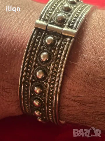 Стара Сребърна Масивна гривна 835 Проба 299.99лв., снимка 9 - Антикварни и старинни предмети - 49027976