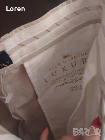 Ново!*Luxury*Мъжки къси кремави панталони , снимка 7 - Панталони - 52637477