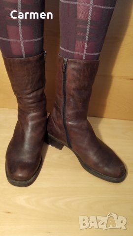 Salamander дамски ботуши от естествена кожа, снимка 4 - Дамски ботуши - 31279905