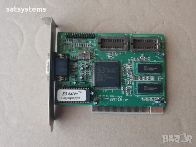 Видео карта S3 Super Trio 64/V+ BNX911-96-23 1MB PCI