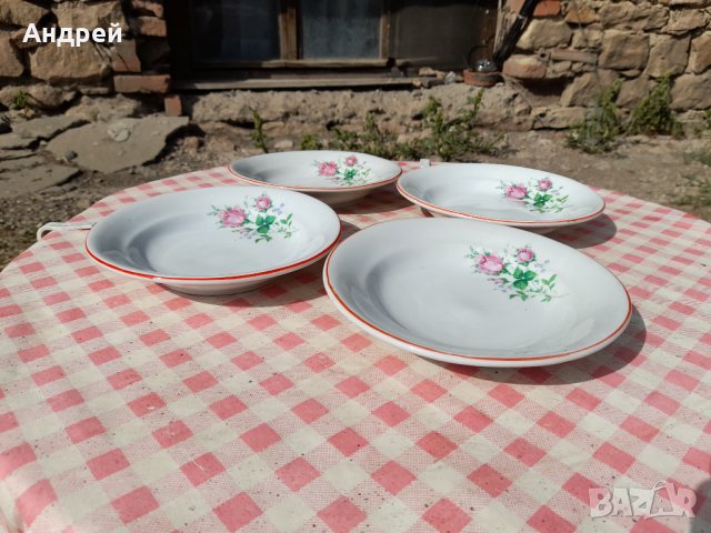 Стара порцеланова чиния,чинии #9, снимка 2 - Антикварни и старинни предмети - 33943462