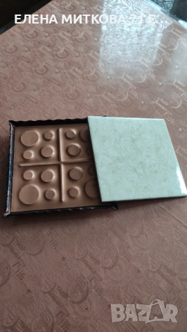 2 подложки за горещи съдове с керамични плочки, снимка 5 - Аксесоари за кухня - 53250557