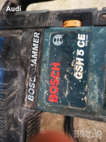 Продавам големи къртачи BOSCH  Къртач Bosch GBH 5 DCE 1100W комплект с куфар и две шила Цена 400лв. , снимка 6 - Бормашини - 36785802