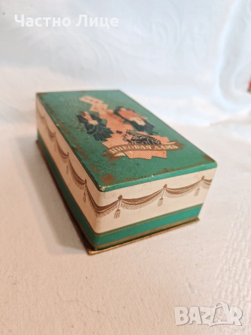 Супер Рядък Луксозен Руски СССР Дамски Парфюм Пиковая Дама 1963 г, снимка 2 - Колекции - 47566484