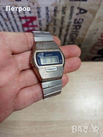 Стар Ръчен Часовник"Tissot"(LCD).1980г., снимка 2 - Антикварни и старинни предмети - 53093048