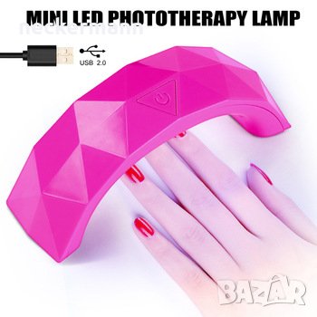  Мини UV  Лампа за маникюр  9W, снимка 3 - Продукти за маникюр - 29200152