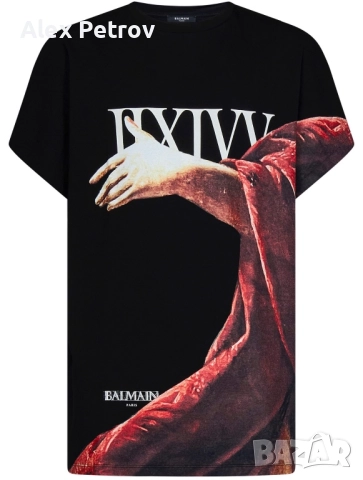 Balenciaga ,Louis Vuitton , Balmain тениски ААА+ premium class, снимка 2 - Тениски - 52387555