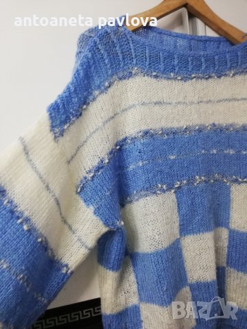 Дамски плетен пуловер, снимка 5 - Блузи с дълъг ръкав и пуловери - 38983737