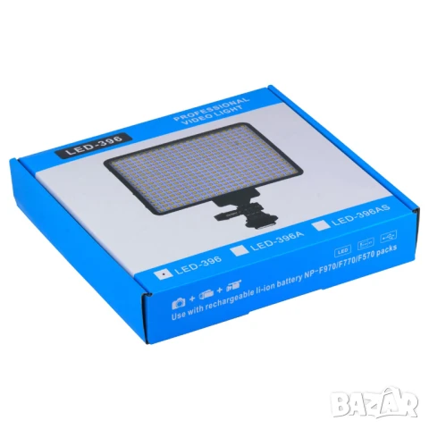 30W осветление за фото и видео камери 396 диода , снимка 4 - Светкавици, студийно осветление - 51044603