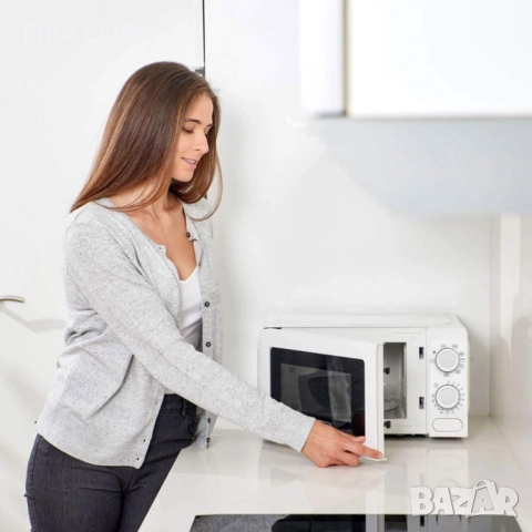 Микровълнова фурна Black+Decker BXMZ701E – 700W, с грил функция, 20 л., снимка 2 - Микровълнови - 52085093