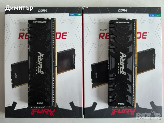Ram Kingston Fury 16GB (2x8GB) 3600MHz CL16 XMP DDR4