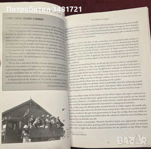 Irgun. Revisionist Zionism 1931-1948, снимка 14 - Художествена литература - 54167948