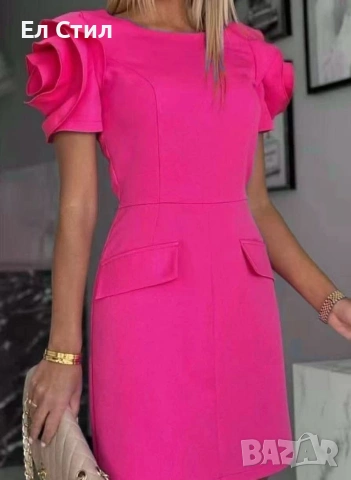 🌹Дамска рокля. С и М.32 евро., снимка 4 - Рокли - 53967486