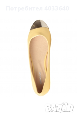 Дамски обувки (балеринки) Gas, жълт гланц, снимка 3 - Дамски ежедневни обувки - 44817628